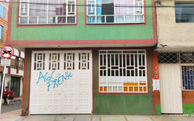 Grafitis de terror: Las AGC amenazan la tranquilidad de Suba.