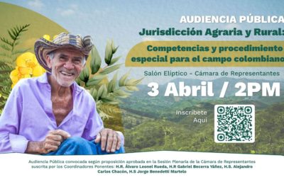 Audiencia Pública sobre Proyecto de Ley de Jurisdicción Agraria y Rural